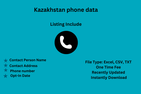 Kazakhstan phone data