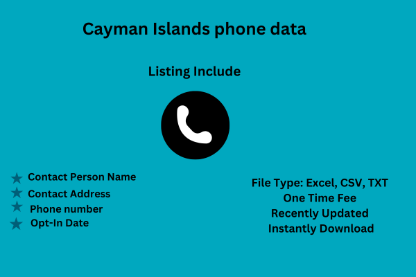 Cayman Islands phone data