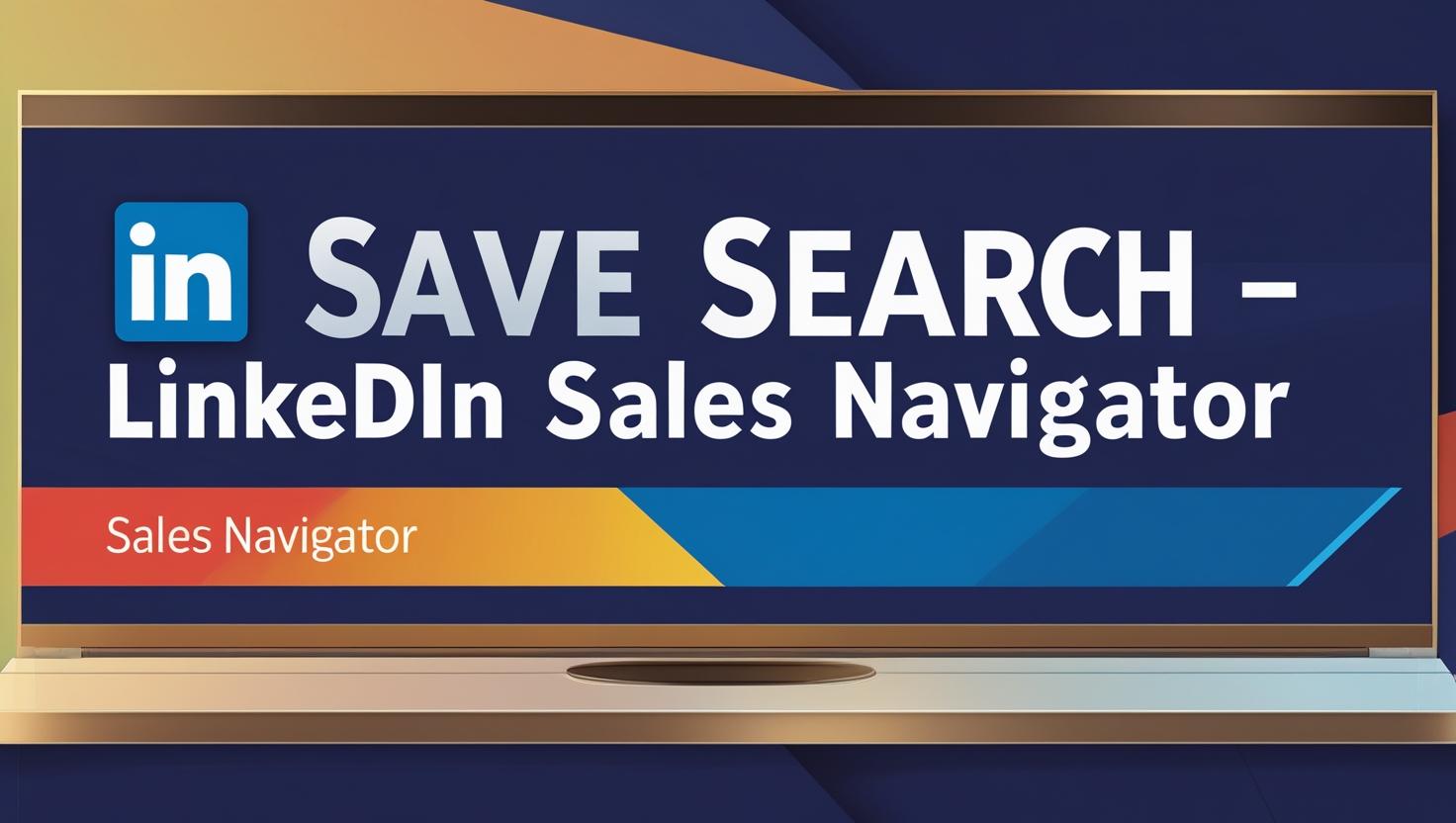 save search linkedin sales navigator