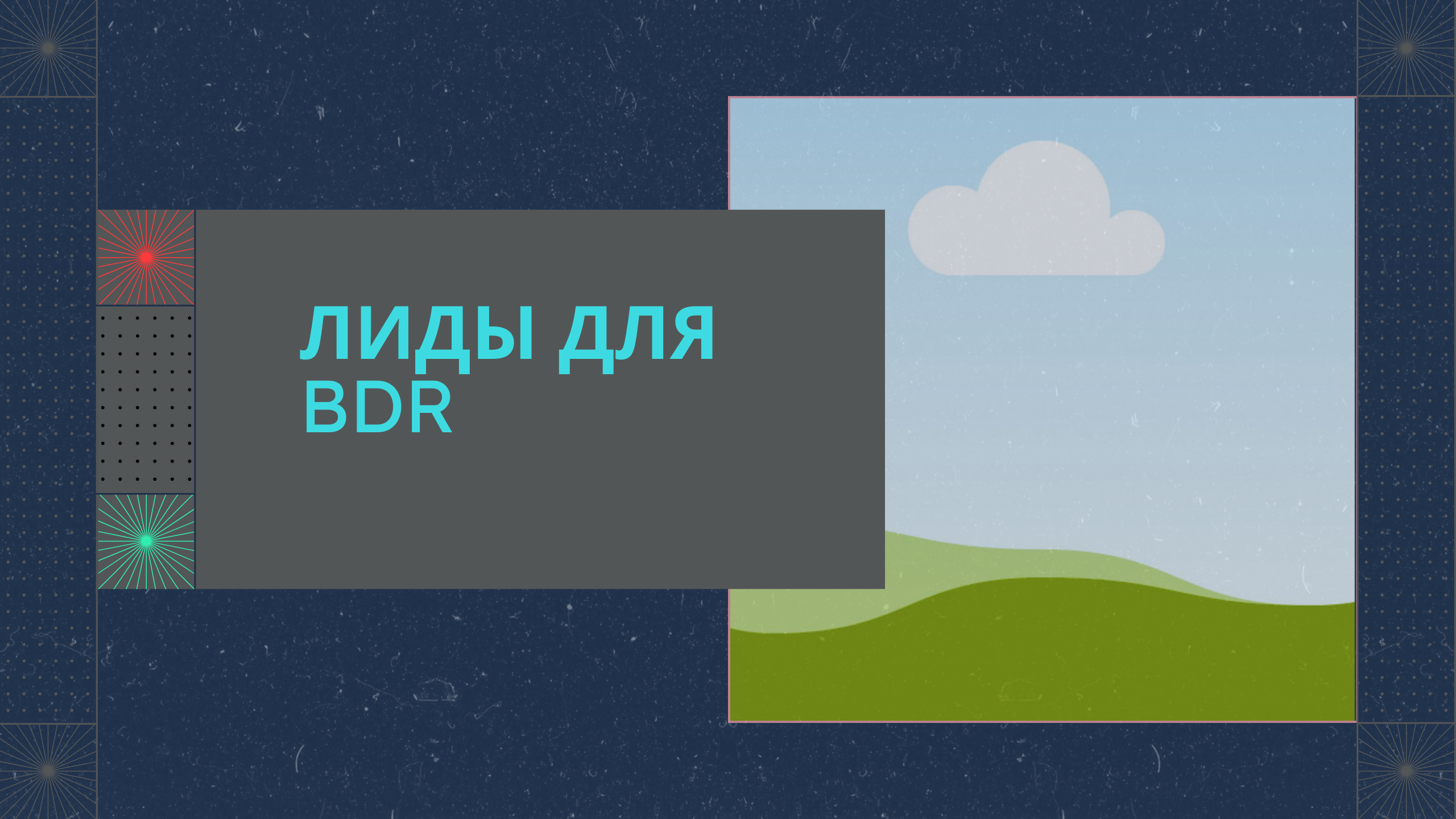 Лиды для bdr